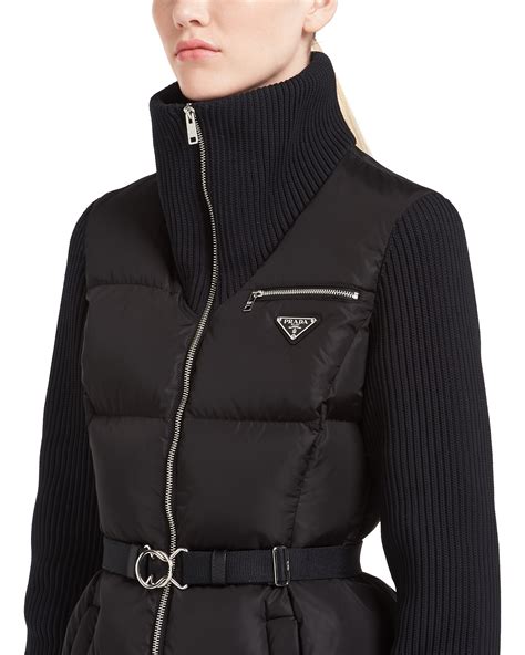 prada parka fur|prada puffer coat women's.